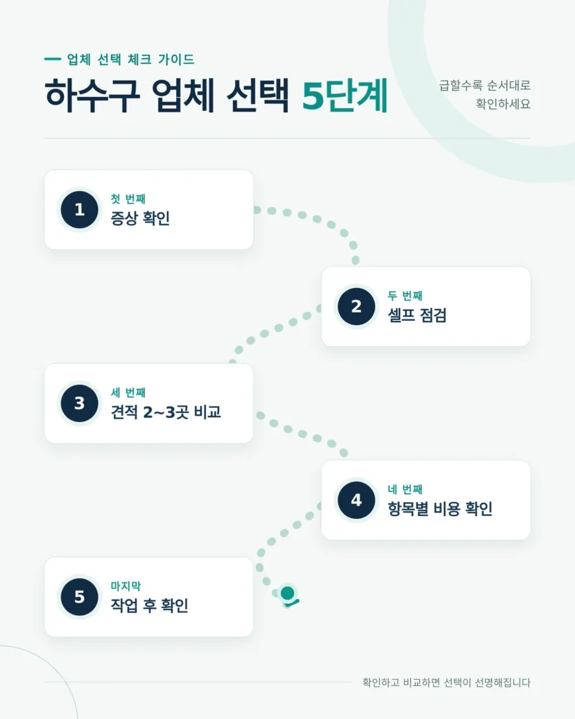 김해 24시간 하수구 출장 현장 확인 자료